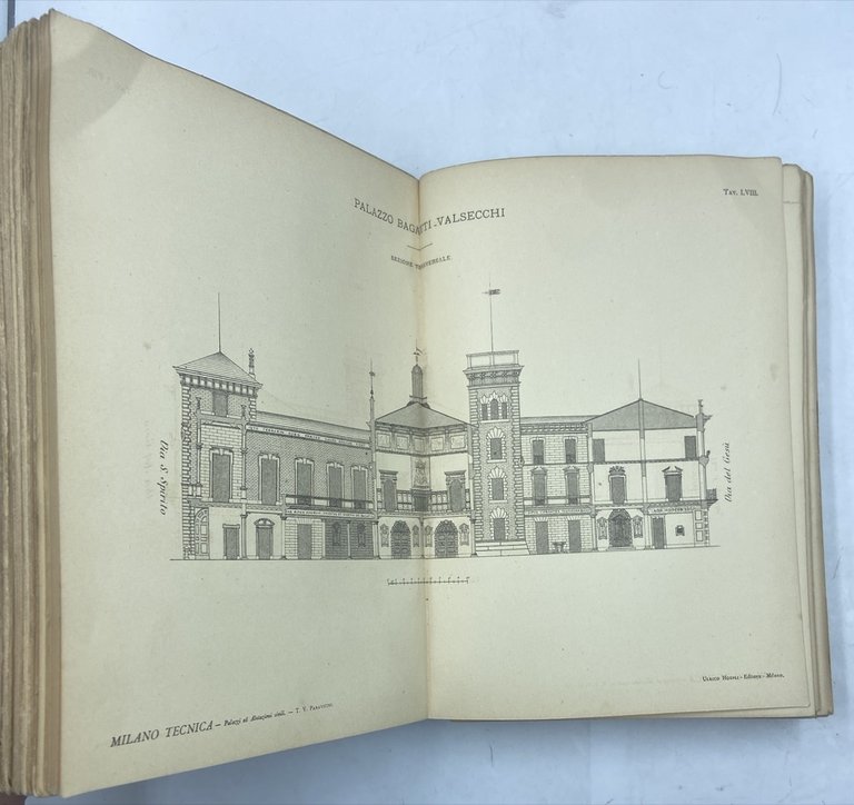 MILANO TECNICA DAL 1859 AL 1884. Pubblicazione fatta a cura …