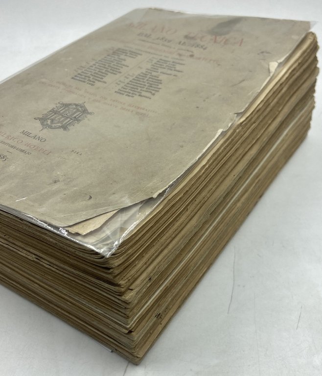 MILANO TECNICA DAL 1859 AL 1884. Pubblicazione fatta a cura …