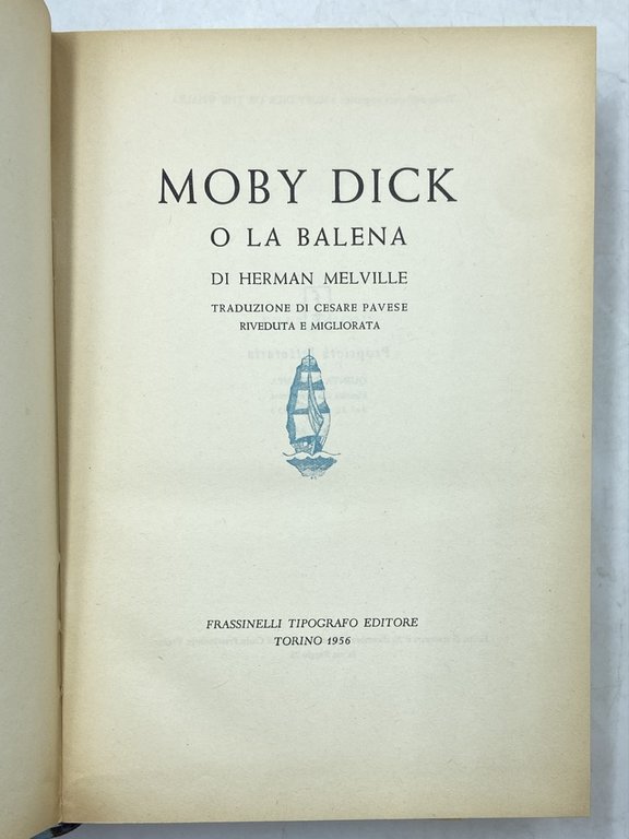 MOBY DICK O LA BALENA DI HERMAN MELVILLE. TRADUZIONE DI … | Immagine Gallery 6