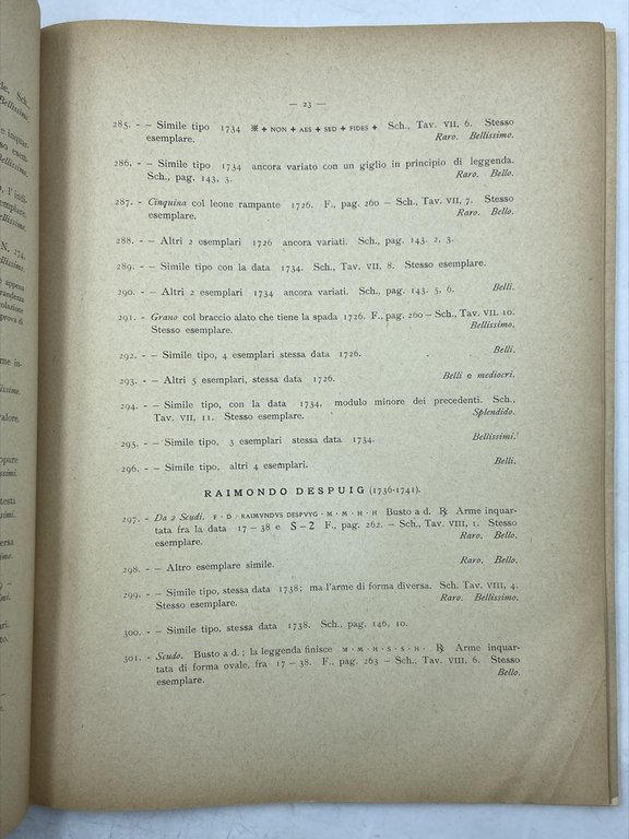 MONETE E MEDAGLIE DI MALTA DELL’ORDINE DI S. GIOVANNI DI …