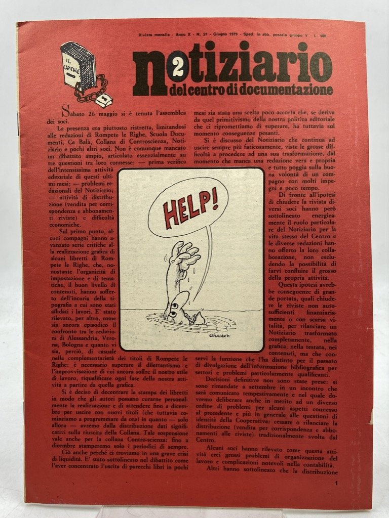 NOTIZIARIO DEL CENTRO DI DOCUMENTAZIONE 2. Anno X N. 57 …