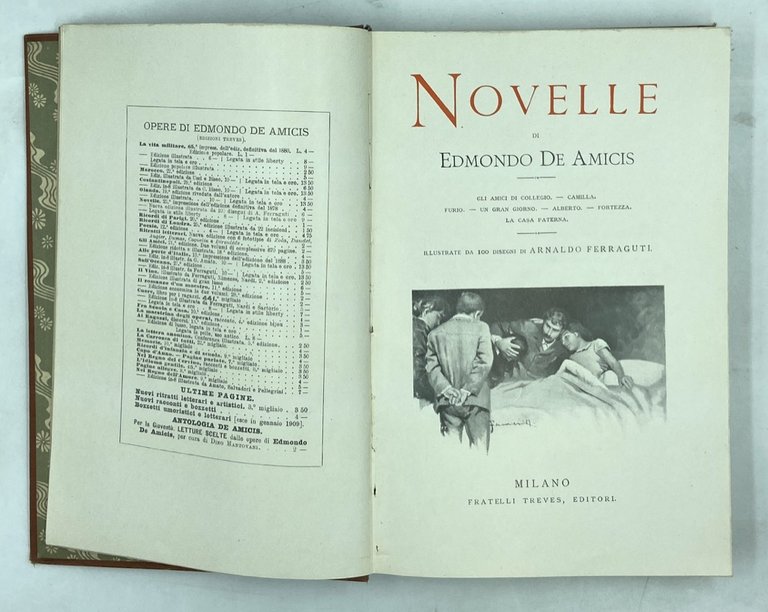 NOVELLE DI EDMONDO DE AMICIS. Gli amici di collegio - …