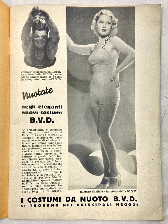 NUOTARE È FACILE COME CAMMINARE DI JOHNNY WEISSMULLER PRESIDENTE DEL …