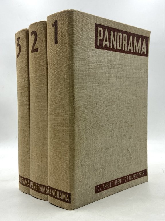 PANORAMA ENCICLOPEDIA DELLE ATTUALITÀ. ANNO I 1939 Volume I, II, …