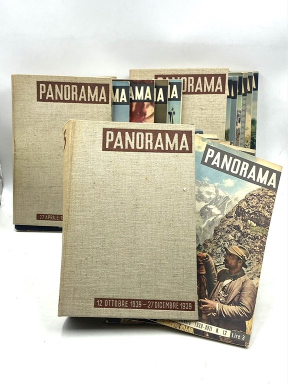 PANORAMA ENCICLOPEDIA DELLE ATTUALITÀ. ANNO I 1939 Volume I, II, …