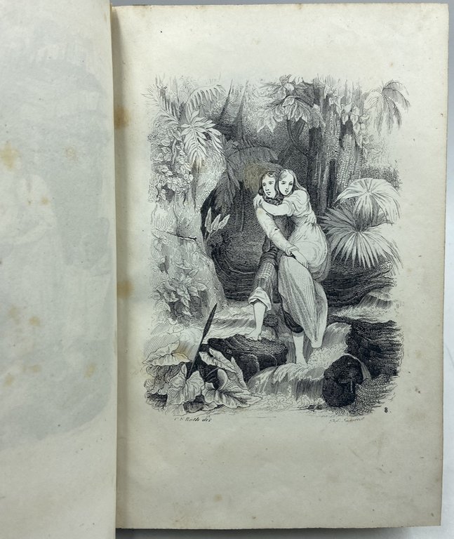 PAOLO E VIRGINIA, DI BERNARDINO DA SAINT-PIERRE. EDIZIONE ILLUSTRATA.