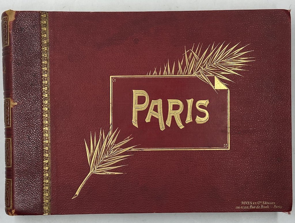 PARIS. [Album con 24 vedute fotografiche di Parigi]. Rives et …