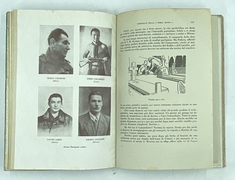 PARTIGIANI DELLA TERZA BANDA. Con 37 disegni di Gino Baldo …