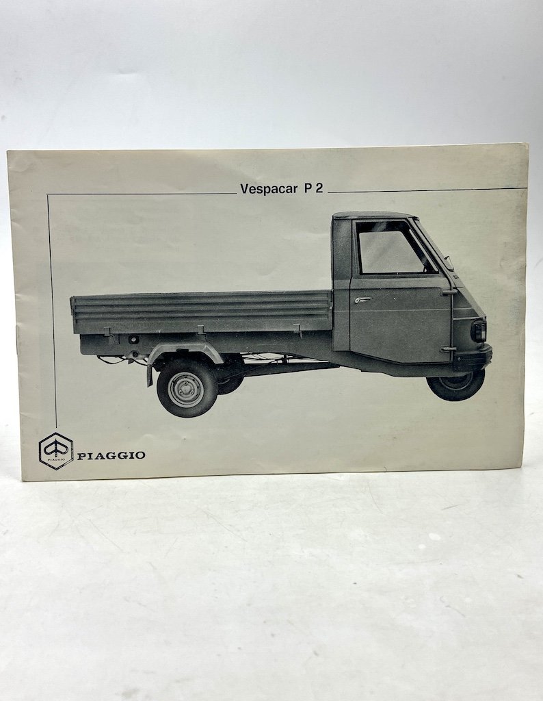 Piaggio Vespacar P 2 [Libretto Uso e Manutenzione]