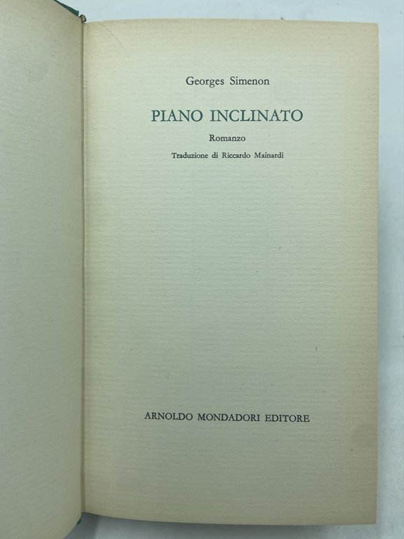 PIANO INCLINATO.