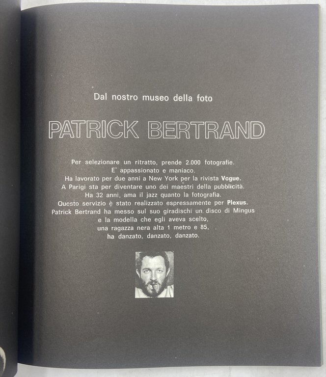 PLEXUS. EDIZIONE ITALIANA. (TUTTO IL PUBBLICATO. Numero 1 febbraio 1969 …