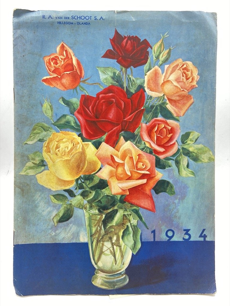 R. A. VAN DER SCHOOT S. A. HILLEGOM OLANDA. 1934.