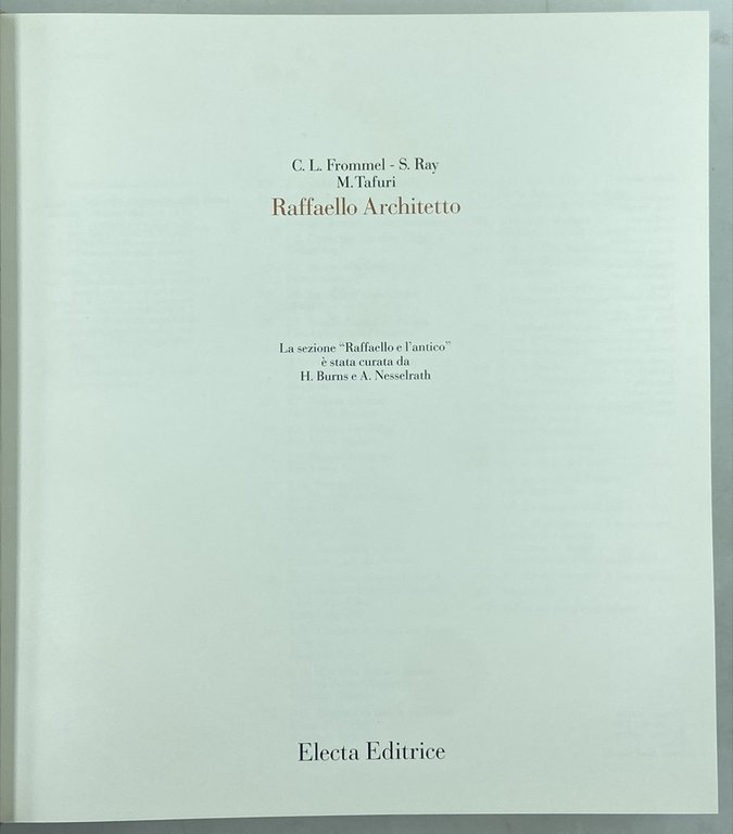 RAFFAELLO ARCHITETTO. | Immagine Gallery 5