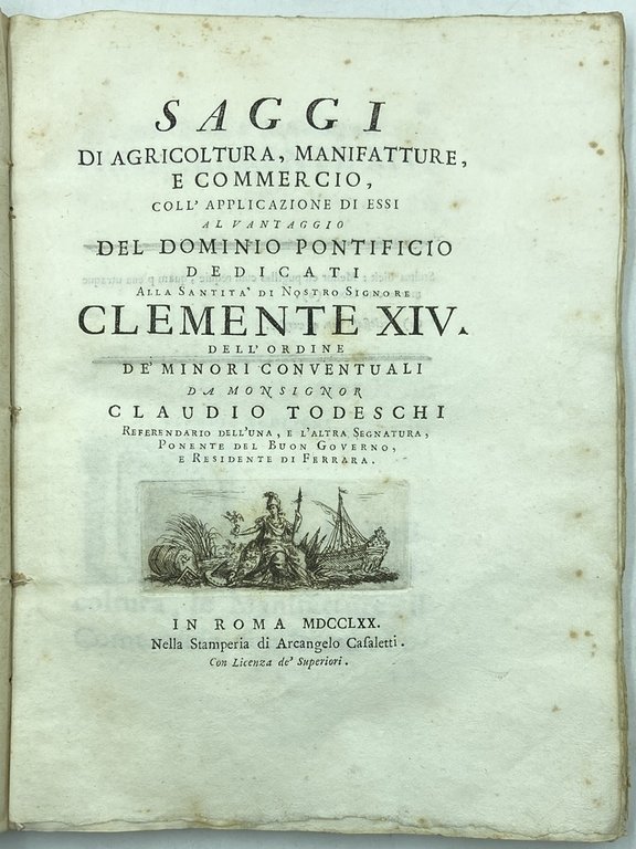 SAGGI DI AGRICOLTURA, MANIFATTURE, E COMMERCIO, COLL’APPLICAZIONE DI ASSI AL … | Immagine Gallery 2