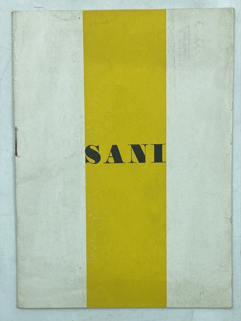 SANI. [Catalogo galleria CAIROLA] | Immagine principale