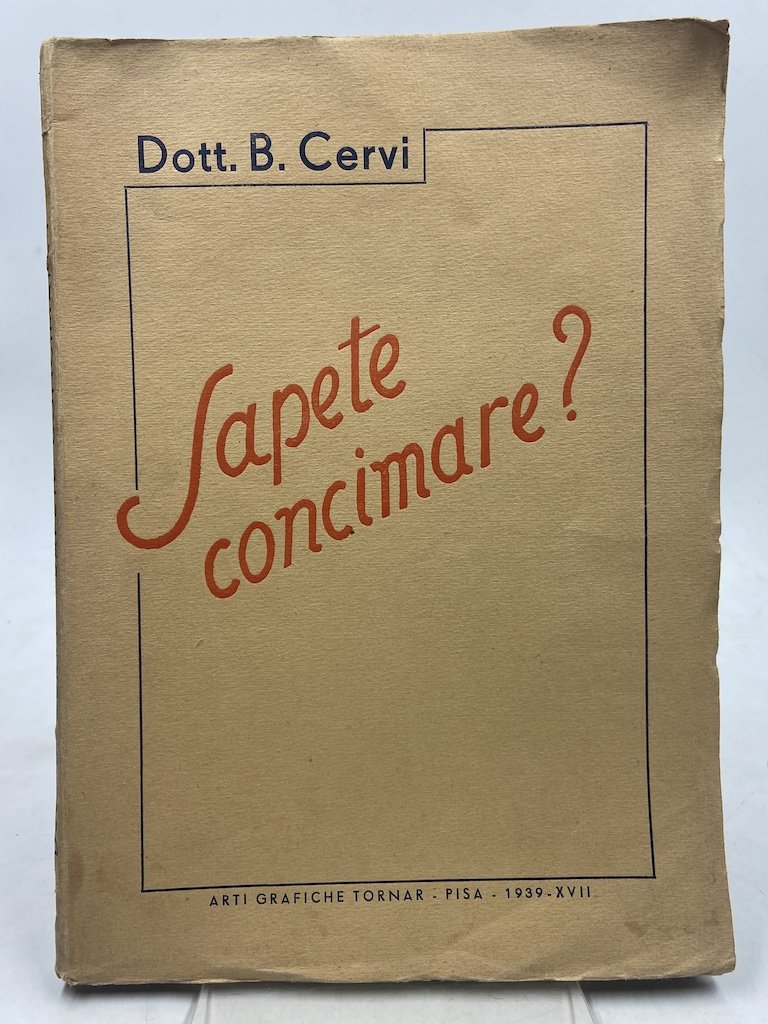 Sapete concimare?