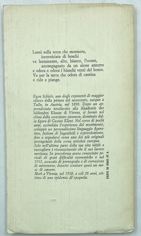 SCHIZZO PER UN AUTORITRATTO. LIRICHE, PROSE, LETTERE. DIARIO DI NEULENGBACH. | Immagine Gallery 2