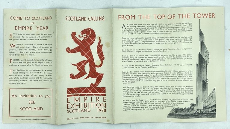Scotland Calling. EMPIRE EXHIBITION SCOTLAND 1938. | Immagine Gallery 5