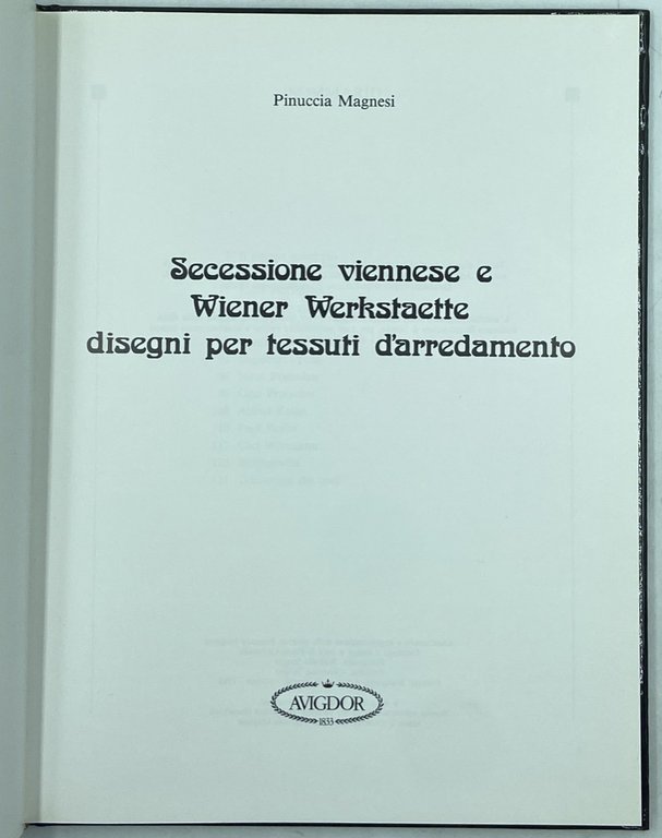 SECESSIONE VIENNESE E WIENER WERKSTAETTE, DISEGNI PER TESSUTI D’ARREDAMENTO. | Immagine Gallery 2