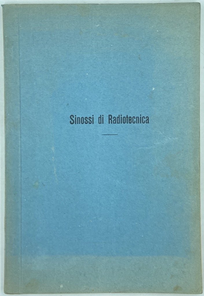 SINOSSI DI RADIOTECNICA.