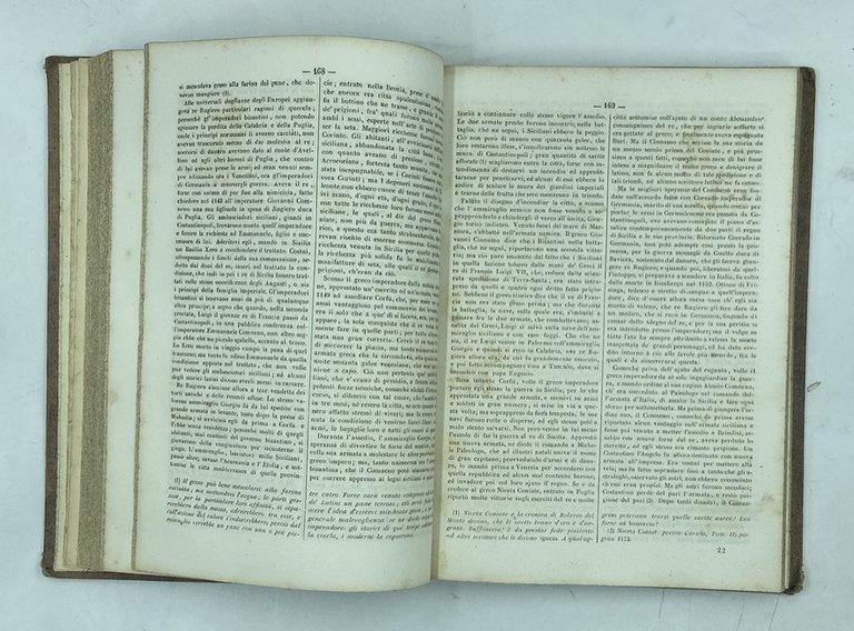SOMMA DELLA STORIA DI SICILIA DI NICCOLÒ PALMERI. VOLUME UNICO.