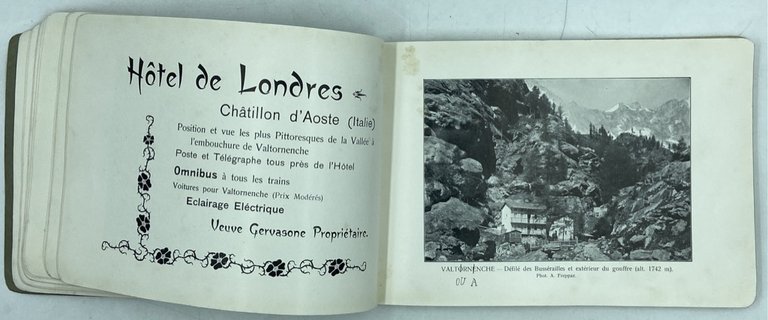 SOUVENIR VILLE D'AOSTE ET DE LA VALLÉE. Propriété réservée de …