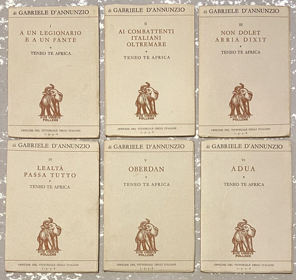 TENEO TE AFRICA. [6 volumi] | Immagine principale