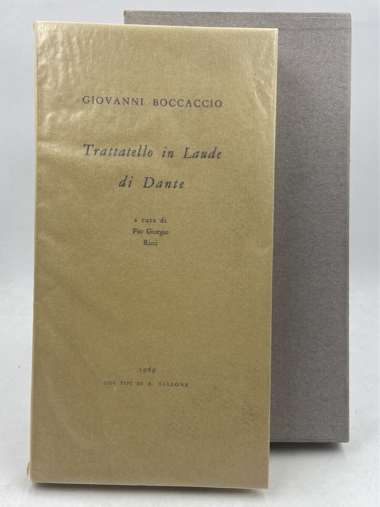 TRATTATELLO IN LAUDE DI DANTE. | Immagine principale