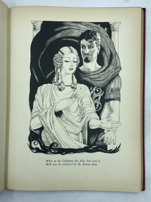 WILLIAM SHAKESPEARE. THE RAPE OF LUCRECE. Illustrated by J. Yunge-Bateman.