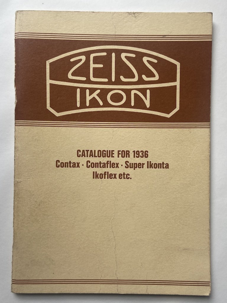 ZEISS IKON GENERAL CATALOGUE OF CAMERAS AND AMATEUR PHOTOGRAPHIC APPARATUS, …