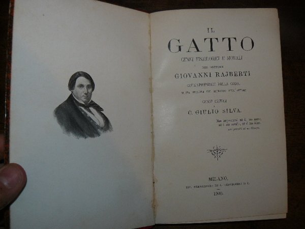 Il Gatto cenni fisiologici e morali. Coll'appendice della coda. Nuova …