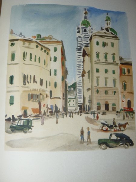 Ritratto di Genova. Tavole a colori di Enrico Paulucci. | Immagine Gallery 1