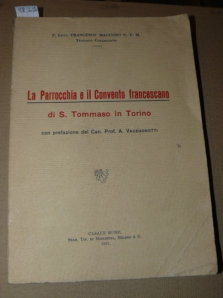 La Parrocchia e il Convento francescano di S. Tommaso in …