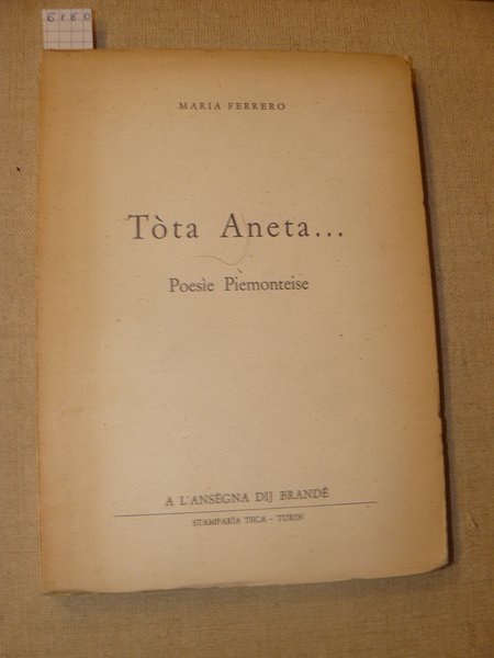 Tòta Aneta. Poesìe piemonteise