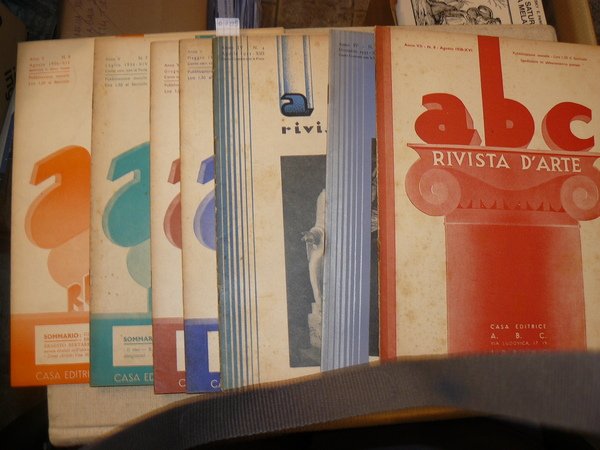 ABC Rivista d'arte. Anno IV (1935) numeri 4 e 12. …