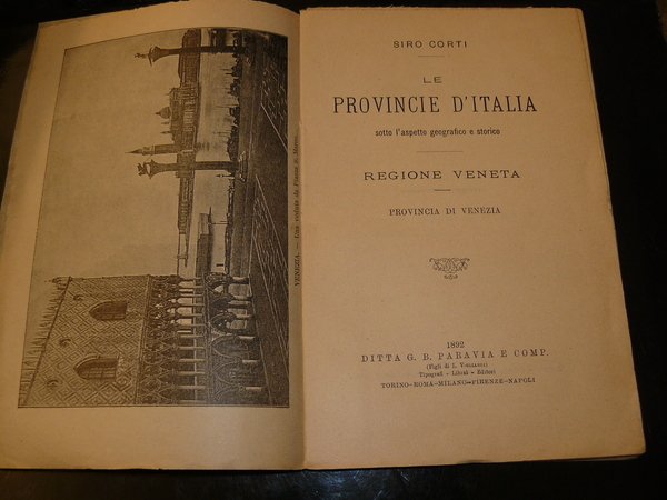 Provincia di Venezia. Le provincie d'Italia sotto l'aspetto geografico e …