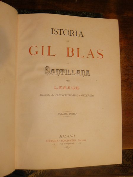 Istoria di Gil Blas di Santillana. Illustrata da Philippoteaux e …