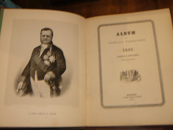 Album della pubblica esposizione del 1861 compilato da Luigi Rocca. …