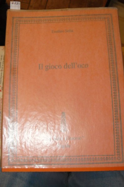 Il gioco dell'oco. Prefazione di Giorgio Calcagno. Gli anagrammi ex libris dal Primato Guinness raccontati, illustrati, musicati, cantati, ballati, documentati, meditati (si fa per dire). Guida a far anagrammi. Prima edizione