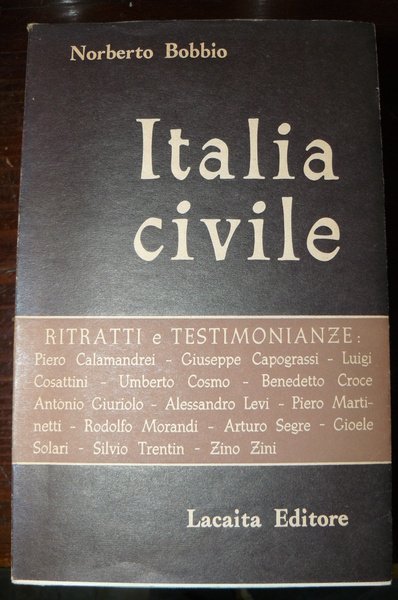 Italia civile. Ritratti e testimonianze