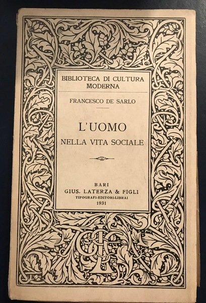 L'uomo nella vita sociale