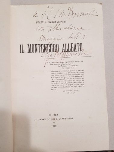 Il Montenegro alleato