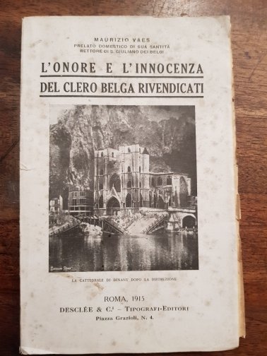 L'onore e l'innocenza del Clero belga rivendicati.