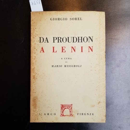Da Proudhon a Lenin. A cura di Mario Massiroli