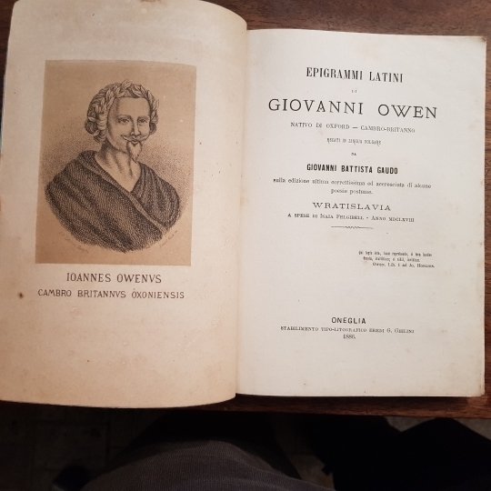 Epigrammi latini di Giovanni Owen recati in lingua volgare da …