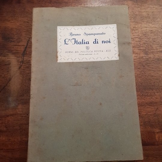 L'Italia di noi. Prima edizione numerata.