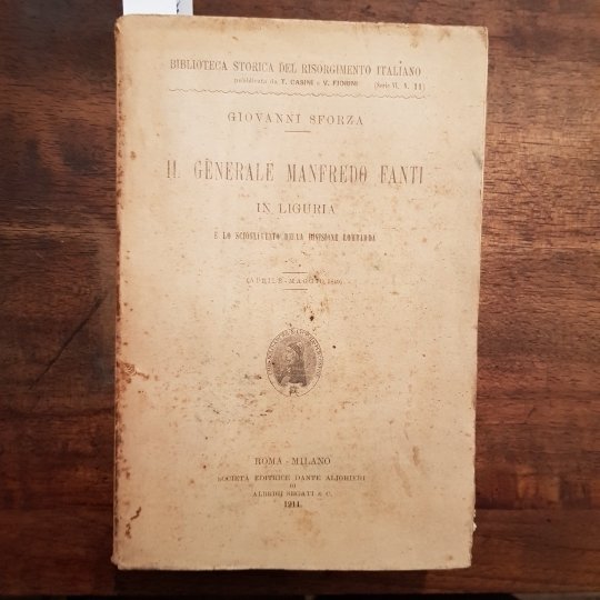 Il Generale Manfredo Fanti in Liguria e lo scioglimento della …