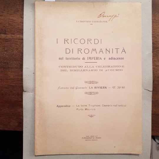 I ricordi di romanità nel territorio di Imperia e adiacenze. … | Immagine Gallery 1