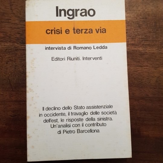 Crisi e terza via. Intervista di Romano Ledda.