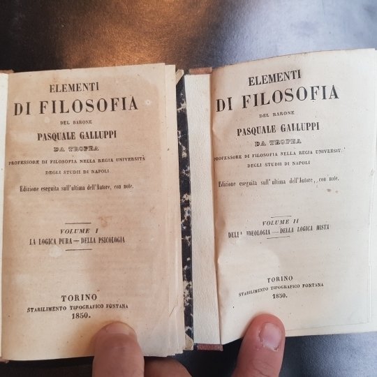 Elementi di filosofia. vol. I: la logica pura - della …